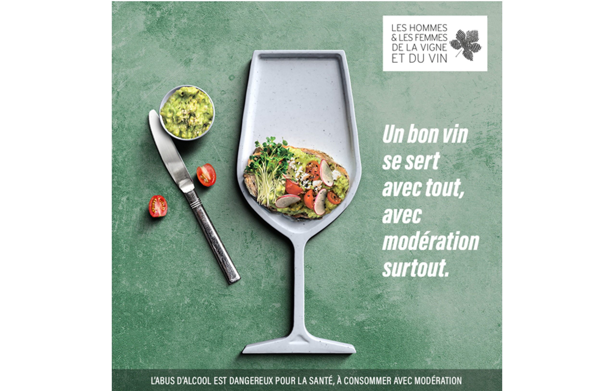 Vin et Société : campagne digitale "modération"